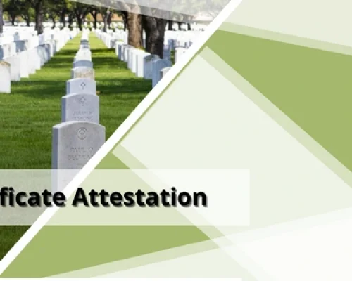 Death Certificate Attestation